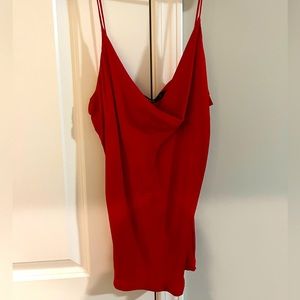 Red Satin Cami